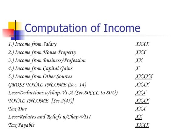 itr computation excel sheet