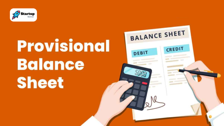 Provisional Balance Sheet Format