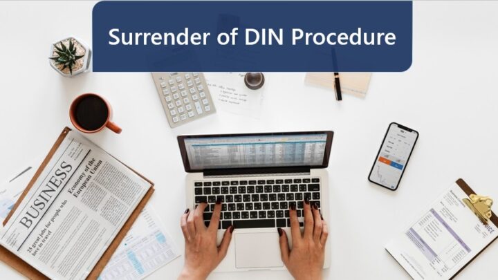 Surrender of DIN