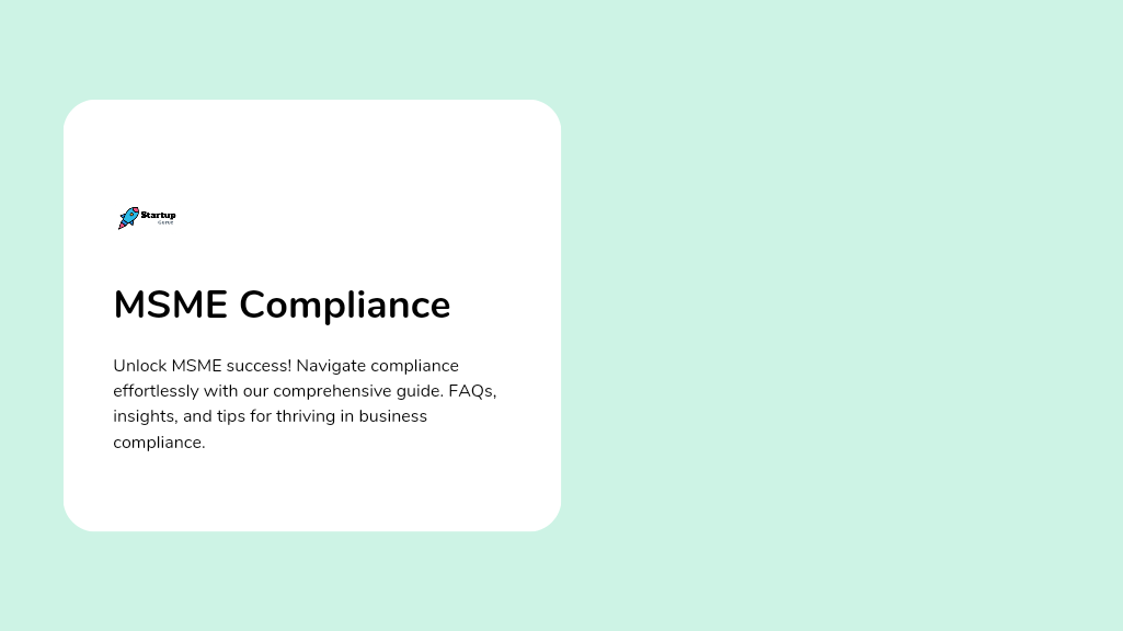 msme compliance