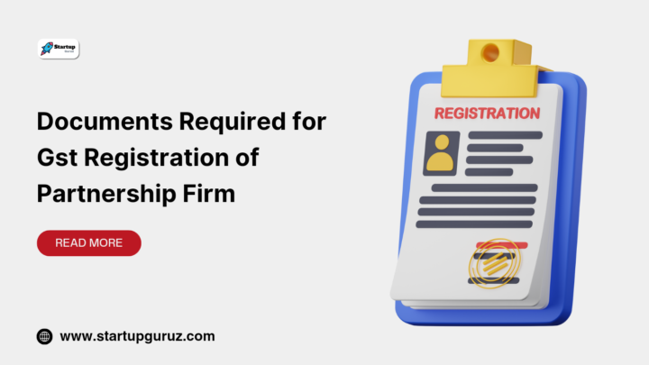 Documents Required for Gst Registration of Partnership Firm