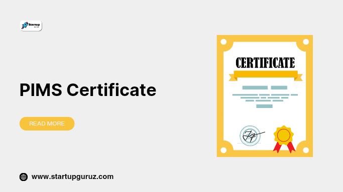 PIMS Certificate