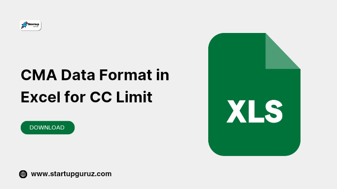 CMA Data Format in Excel for CC Limit